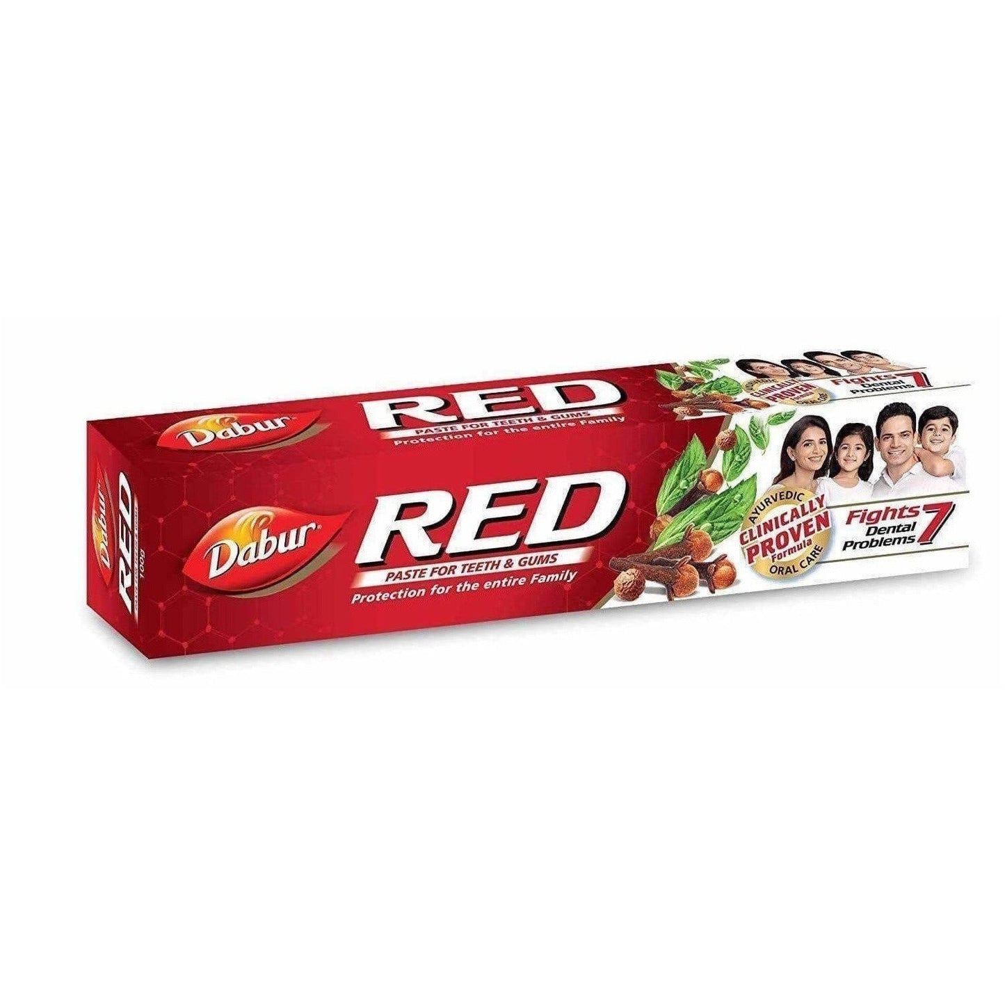 Dabur Red Toothpaste | Ayurvedic Herbal Toothpaste with 13 Active Herbs for Complete Oral Care - Swadesiicart