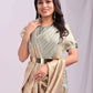 Shree Shyam Fashion Organza Grey Saree
