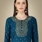 Jyoti Fashion Women's Morpich Cotton Magic Slub Embroidery & Sequence work Kurta with Trouser & Dupatta | Swadesiicart