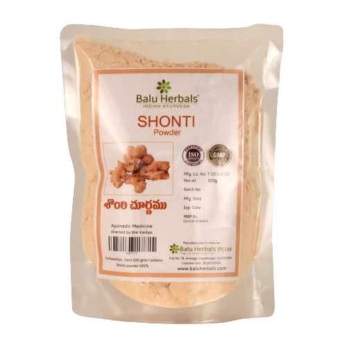 Balu Herbals Dry Ginger (Shonti) Powder - Balu Herbals