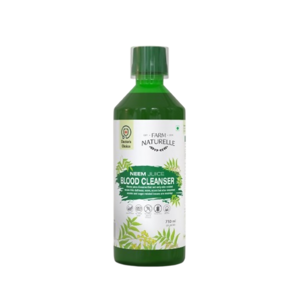 Farm Naturelle Neem Juice - Nature's Power for Detox and Skin Health | Swadesiicart