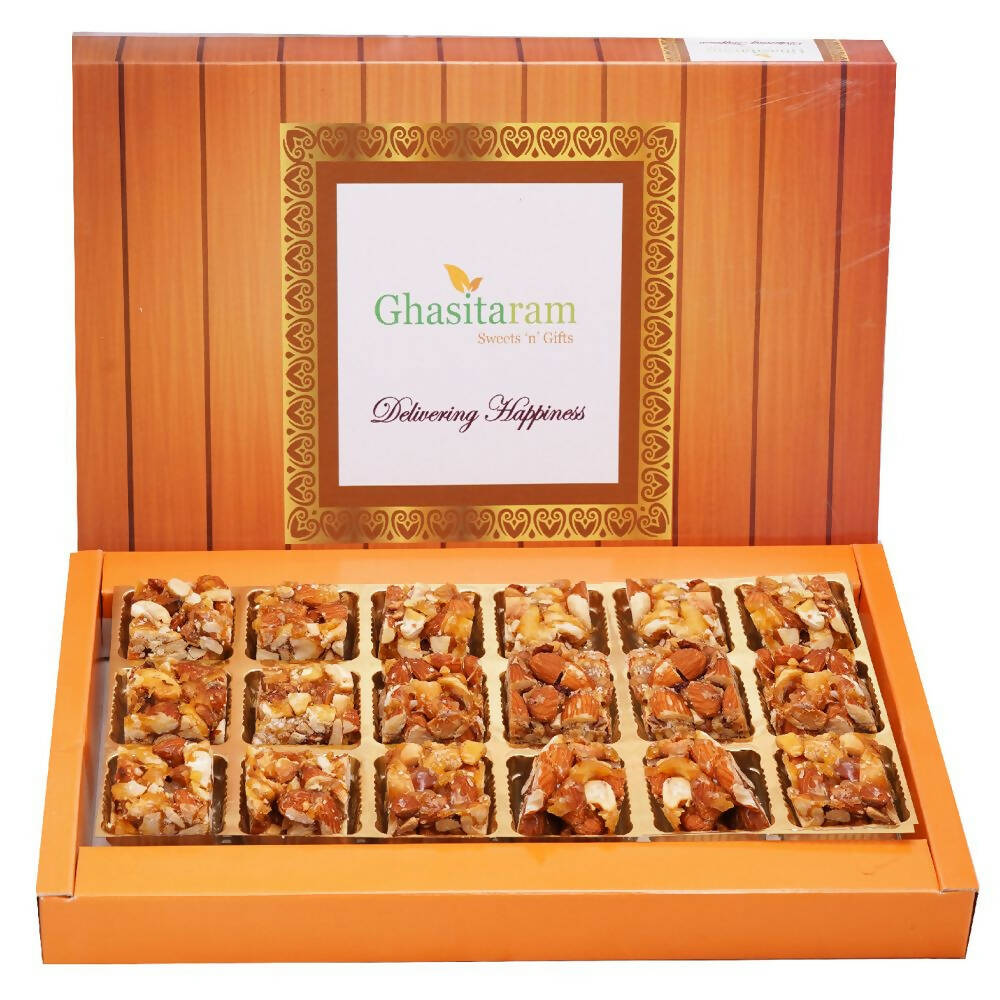 Ghasitaram Gud (Jaggery) Dry Fruit Bites With No Added Sugar | Swadesiicart