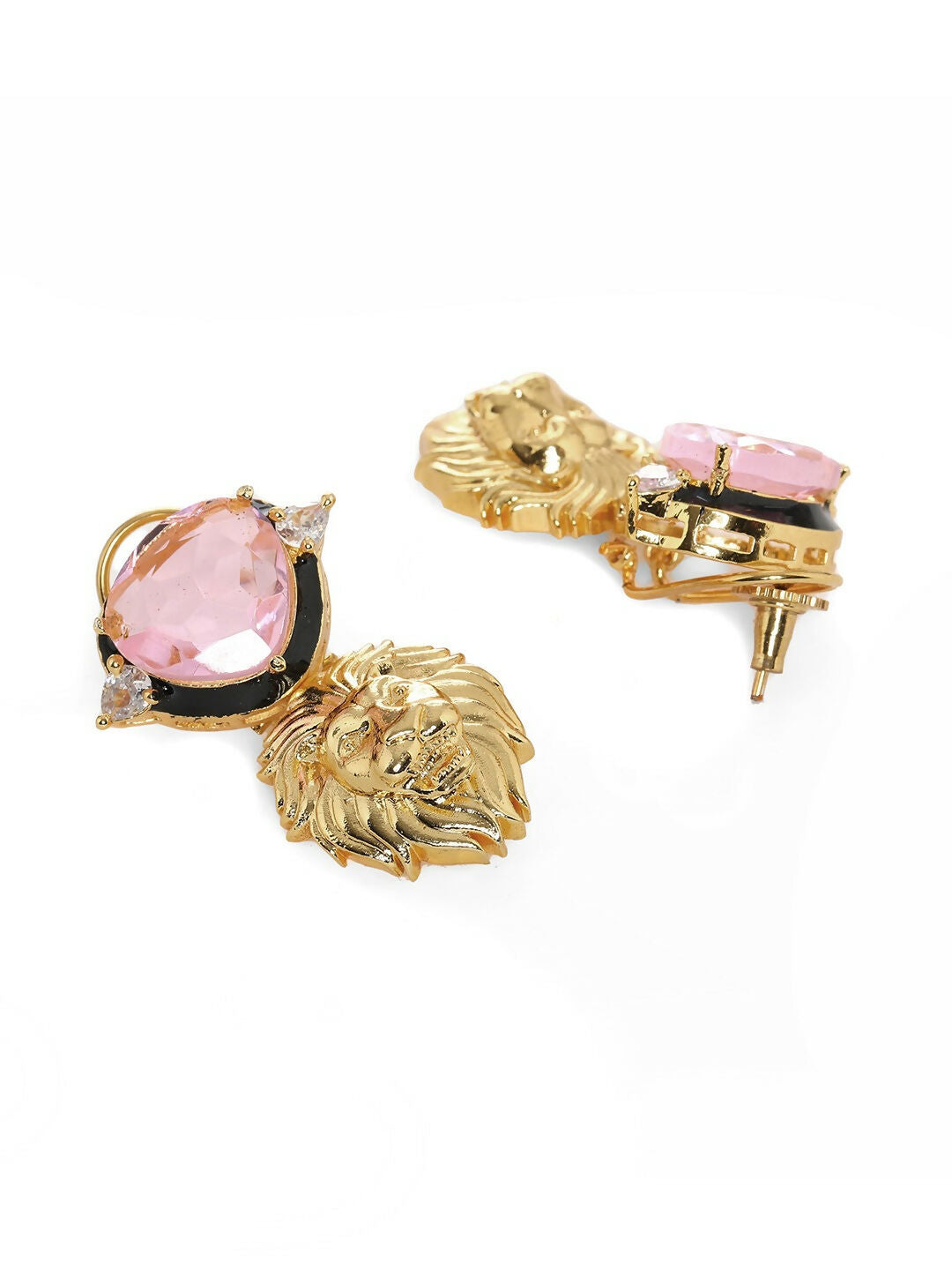 Pink Danglers- Ruby Raang | Swadesiicart