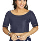 Aastha Fashion Women's Navy Blue Art Silk Designer Party Wear Readymade Blouse