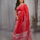 Exclusive Collection Beautiful Pure Cotton Hand Weaving Handloom Saree With Running Blouse Piece - Swadesiicart