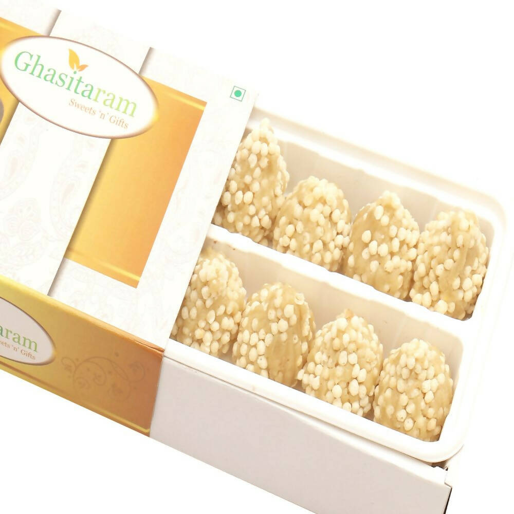 Ghasitaram Rice Crispies Kaju Modaks | Swadesiicart