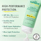 mCaffeine Sun Fix Ultra Light 1% Hyaluronic Acid Matcha Tea Sunscreen SPF 50+ PA++++ | Swadesiicart
