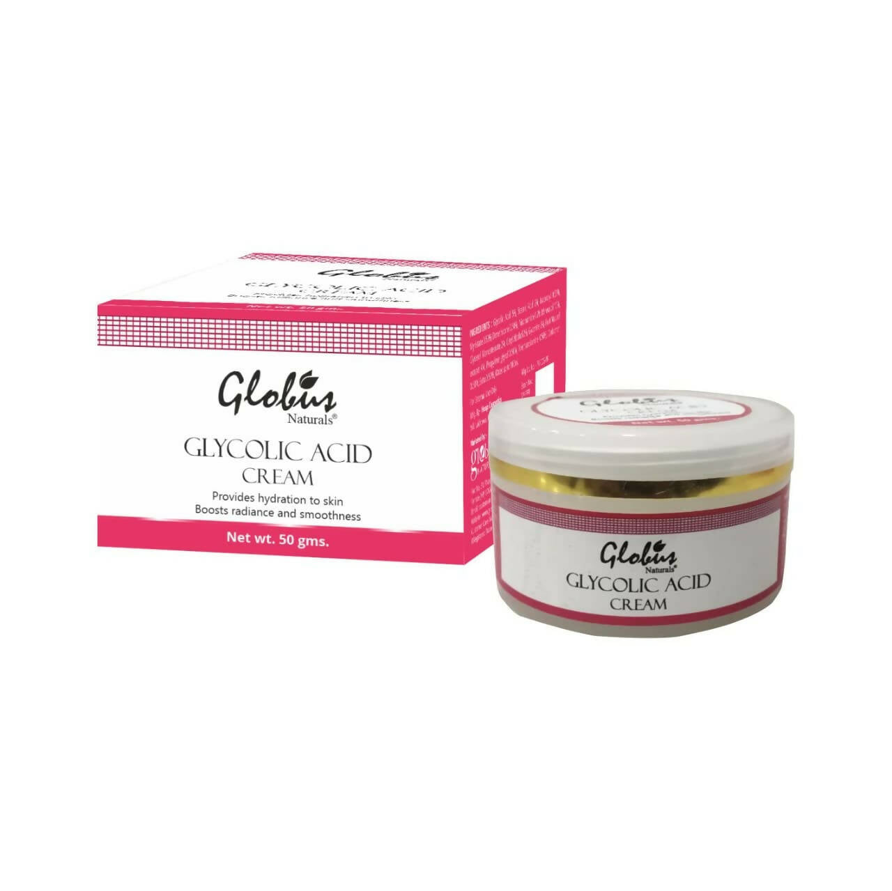 Globus Naturals Glycolic Acid Face Cream - Swadesiicart