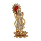 Kridaykraft Gold-Polished Narayan/Vishnu Standing On Lotus Metal Statue - Swadesiicart