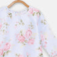 Ahalyaa Pink Polysilk Floral Printed Kids Kurta Dhoti Set For Girls | Swadesiicart