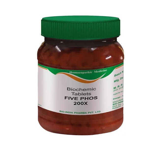 Bio India Homeopathy Five Phos Biochemic Tablets | Swadesiicart