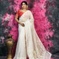 Exclusive Collection Beautiful White Jaal Jamdani Saree - Swadesiicart