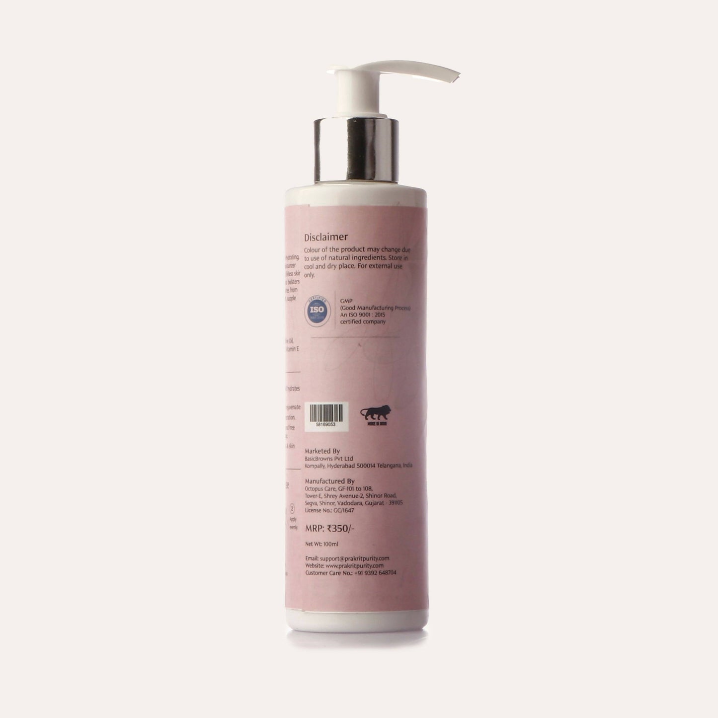 PrakritPurity Hydrating Moisturizer | Swadesiicart