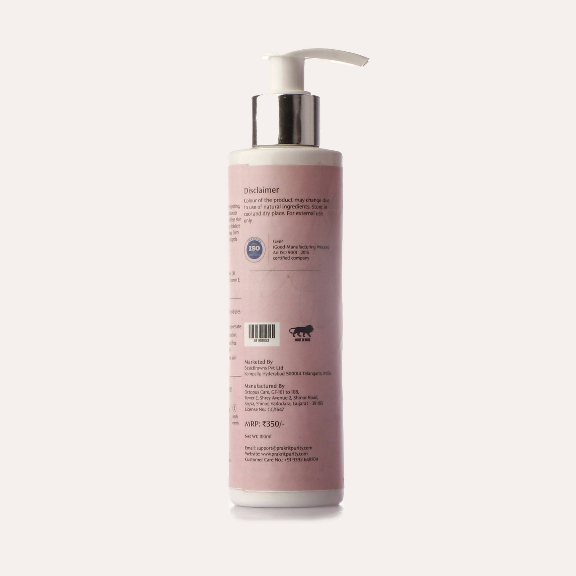 PrakritPurity Hydrating Moisturizer | Swadesiicart