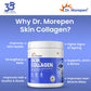 Dr. Morepen Skin Collagen Protein Powder With Hyaluronic Acid, Vitamin C, Sesbania & Biotin - Pineapple Flavour - Swadesiicart
