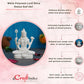 eCraftIndia White Polyresin Lord Shiva Statue - Swadesiicart