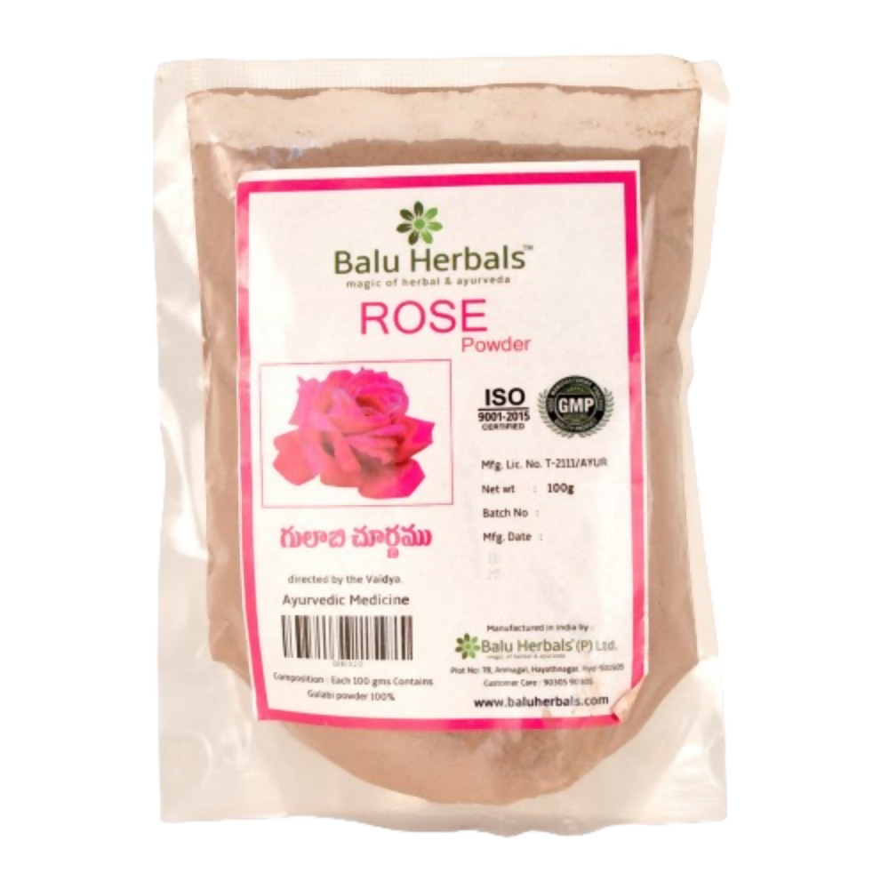 Balu Herbals Rose (Gulabi) Powder - Balu Herbals