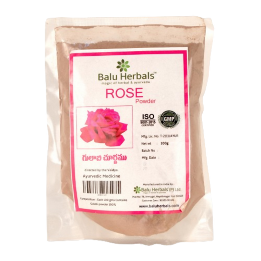 Balu Herbals Rose (Gulabi) Powder - Balu Herbals