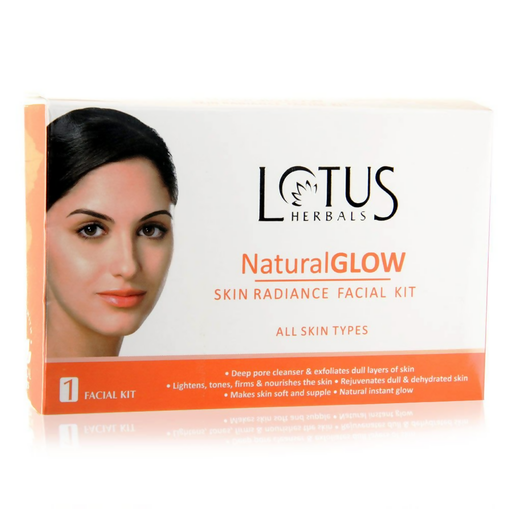 Lotus Herbals Natural Skin Glow Radiance Facial Kit - Swadesiicart
