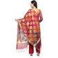 A R Silk Women's Vanarsi Silk Zari Embroidery With Rainbow Colour Multi Rainbow Fancy Dupatta