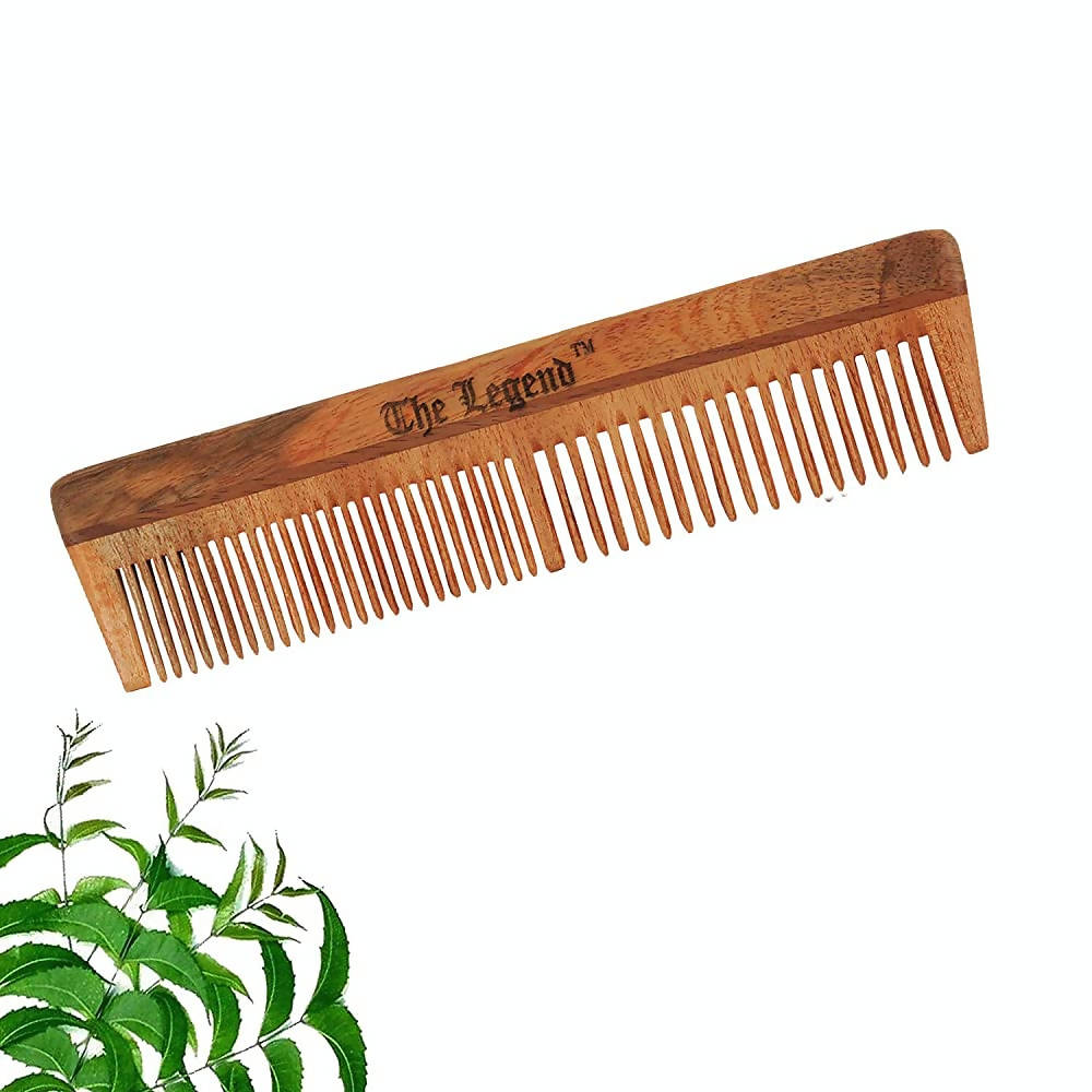 The Legend Organic Pure Neem Wood Comb - Swadesiicart