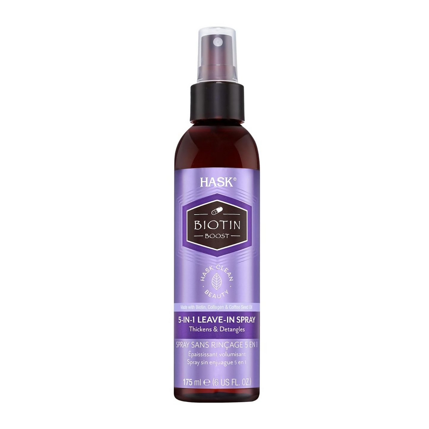 HASK Thickening Biotin Boost 5-In-1 Leave-In-Spray | Swadesiicart