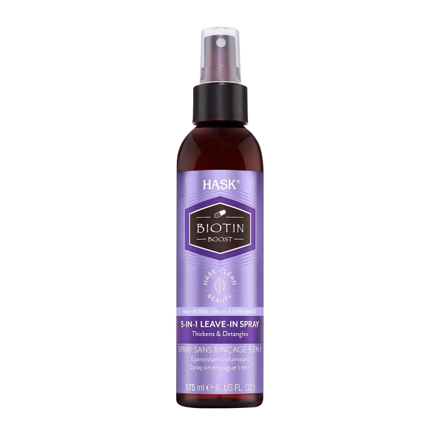 HASK Thickening Biotin Boost 5-In-1 Leave-In-Spray | Swadesiicart