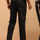 Fabmade Men's Z-Black Cotton Linen Pyjama | Swadesiicart