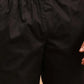 Fabmade Men's Z-Black Cotton Linen Pyjama | Swadesiicart