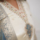The52 Off White Beautiful Embroidered Viscose Chanderi Fabric Straight Kurta Pant with Dupatta Set - Swadesiicart