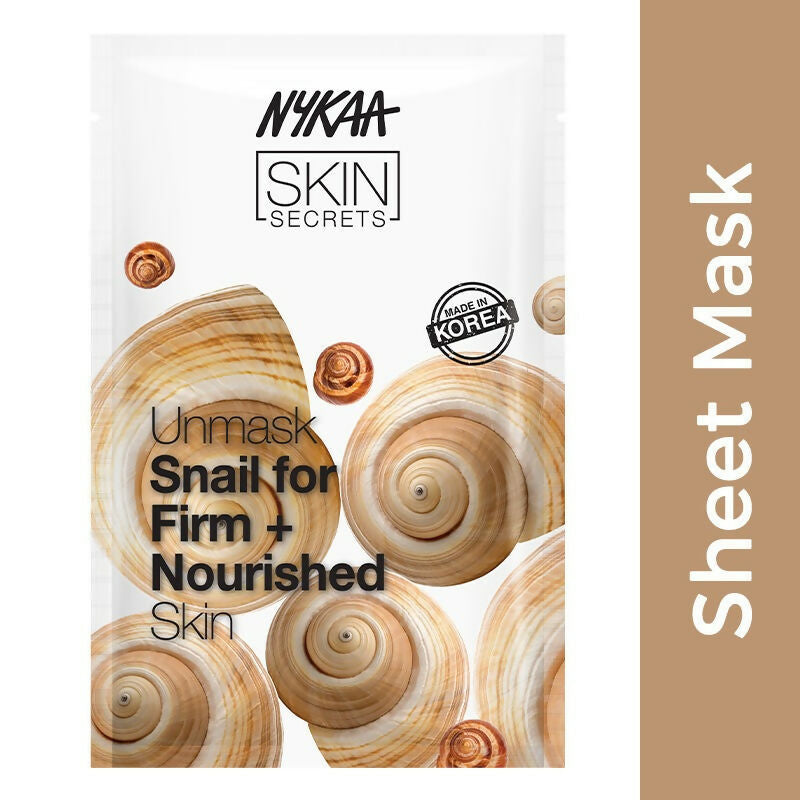 Nykaa Skin Secrets Exotic Indulgence Snail Sheet Mask For Firm & Nourished Skin - Swadesiicart