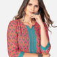 NOZ2TOZ Women Dark Pink Cotton Kurta With Pant & Dupatta (3pcs Set) - Swadesiicart