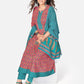 NOZ2TOZ Women Dark Pink Cotton Kurta With Pant & Dupatta (3pcs Set) - Swadesiicart