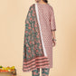 NOZ2TOZ Women's Peach Kurta & Pant With Dupatta Set- (3pcs set) - Swadesiicart