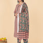 NOZ2TOZ Women's Peach Kurta & Pant With Dupatta Set- (3pcs set) - Swadesiicart