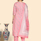 NOZ2TOZ Women Pink Cotton Kurta with Pant & Dupatta (3pcs Set) - Swadesiicart