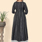 NOZ2TOZ Women's Print & Embroidered Anarkali Cotton Black Stitched Kurta - Swadesiicart