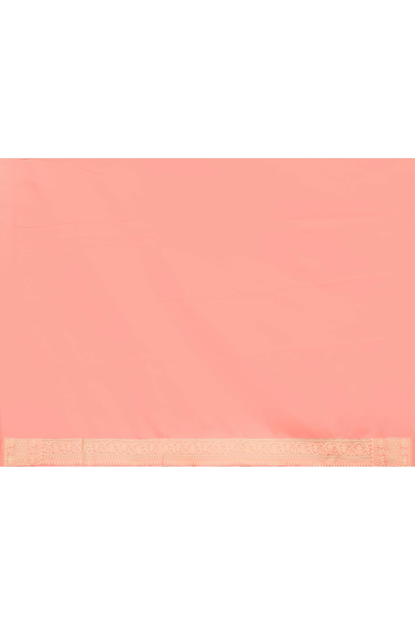 Joban Fashion Peach Banarasi Katan Pure Handloom Banarasi Silk Saree | Swadesiicart