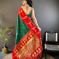Joban Fashion Red Peacock,Butti Banarasi Silk Sarees | Swadesiicart