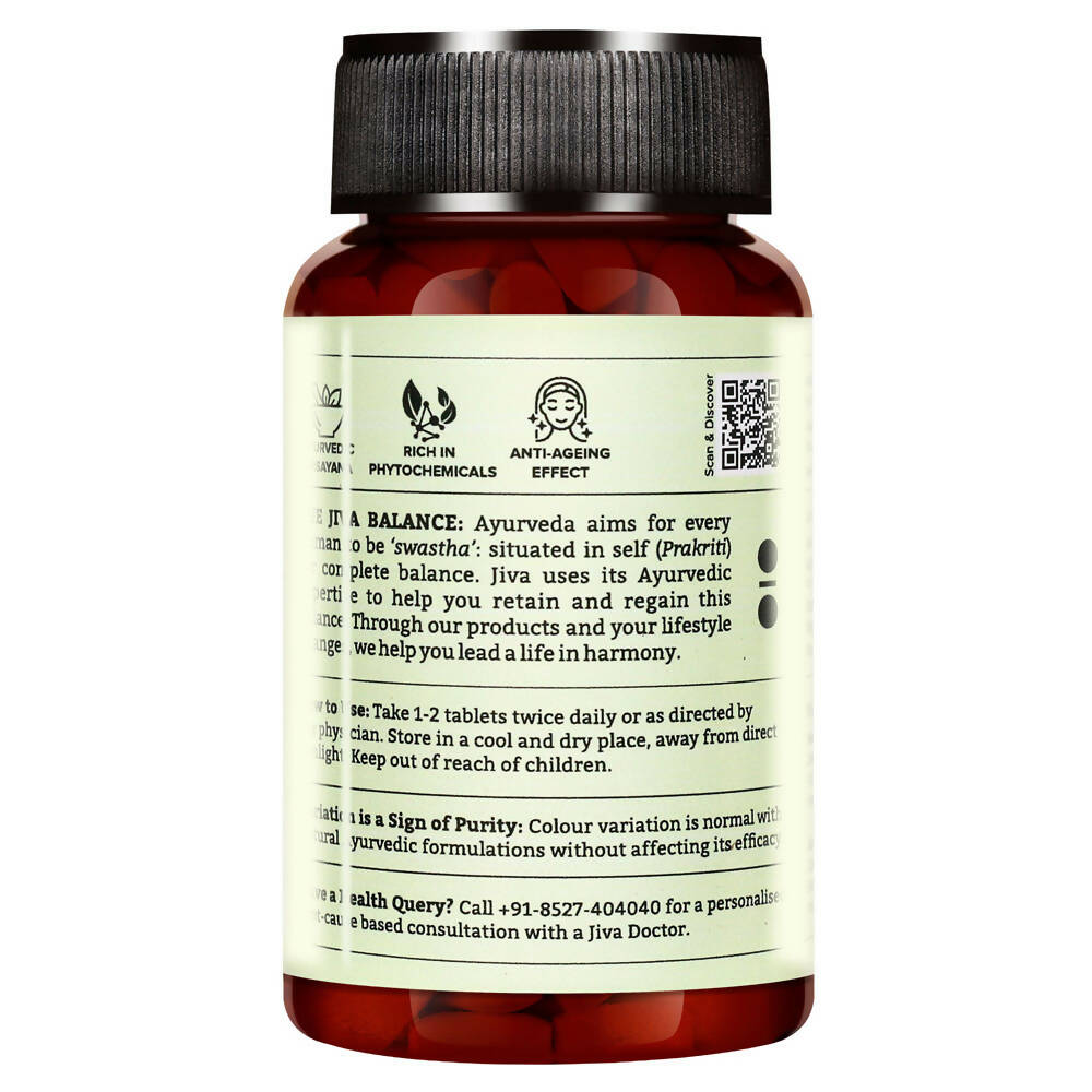 Jiva Ayurveda Shatavari Tablets - Swadesiicart