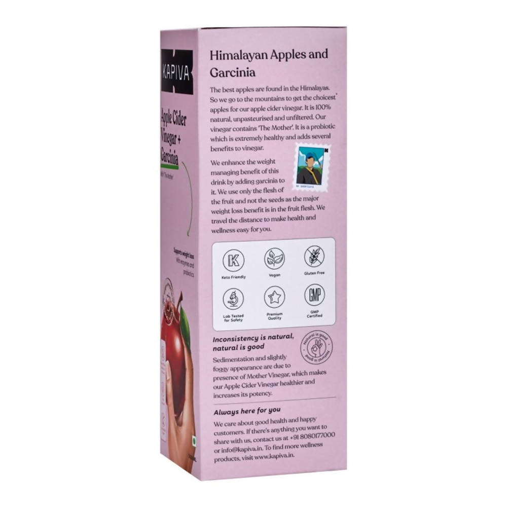 Kapiva Ayurveda Apple Cider Vinegar + Garcinia | Swadesiicart