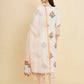 Designer Stylish white cotton Stitched Suit With Dupatta - Tanisha | Swadesiicart