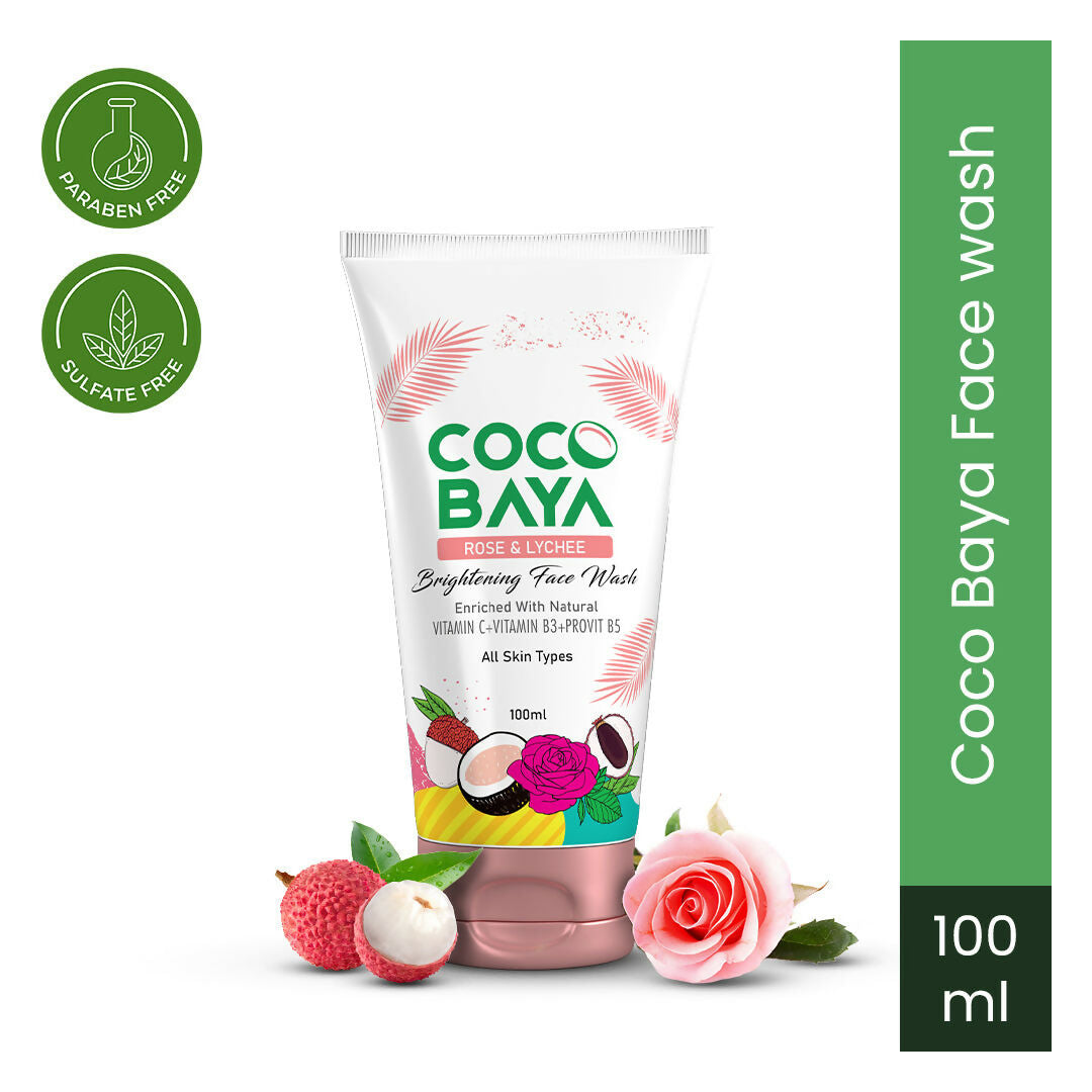 Cocobaya Rose & Lychee Face Wash - Swadesiicart