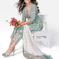 NOZ2TOZ Women Sea Green Cotton Kurta with Pant & Dupatta (3pcs Set) - Swadesiicart