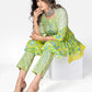NOZ2TOZ Women Lime Green Cotton Kurta with Pant & Dupatta (3pcs Set - Swadesiicart