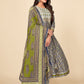 NOZ2TOZ Women Blue Anarkali Cotton Kurta with Pant & Dupatta (3pcs Set) - Swadesiicart