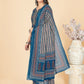 NOZ2TOZ Women's Blue Kurta & Pant With Dupatta- (3pcs set) - Swadesiicart