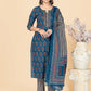 NOZ2TOZ Women's Blue Kurta & Pant With Dupatta- (3pcs set) - Noz2Toz
