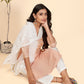 NOZ2TOZ Women Orange Cotton Kurta With Pants & Dupatta Set (3 Pc Set) - Swadesiicart