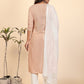 NOZ2TOZ Women Orange Cotton Kurta With Pants & Dupatta Set (3 Pc Set) - Swadesiicart